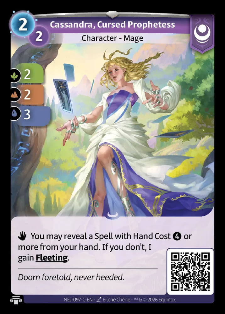 Cassandra, Cursed Prophetess