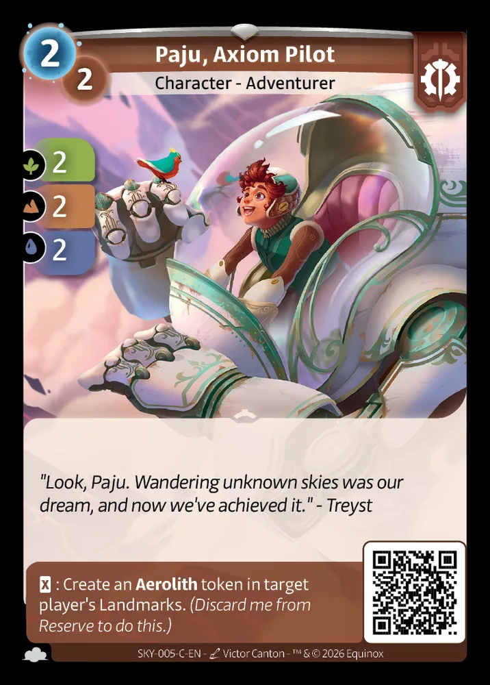 Paju, Axiom Pilot