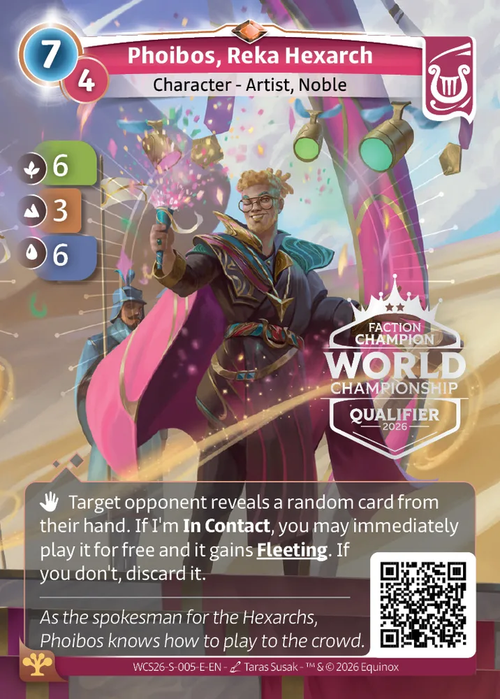 Phoibos, Reka Hexarch