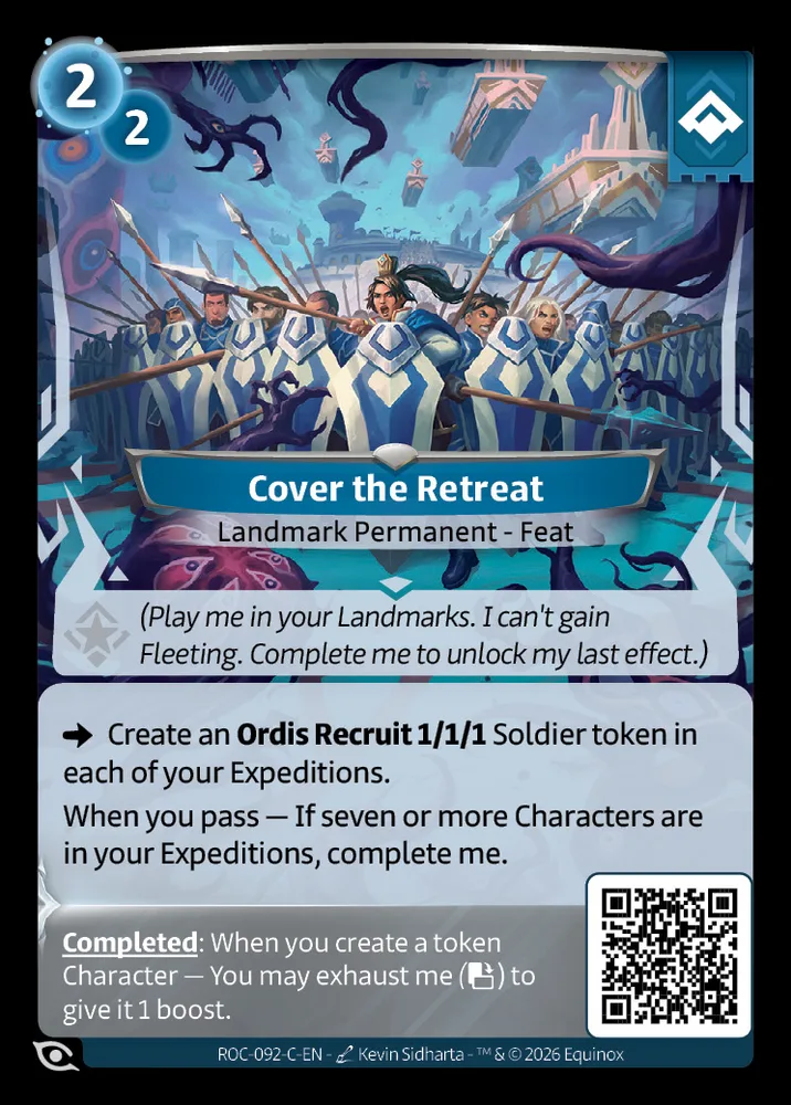 Cover the Retreat