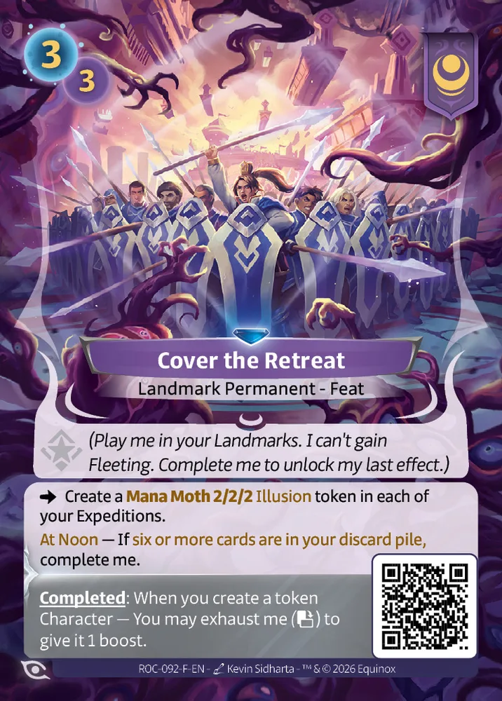 Cover the Retreat