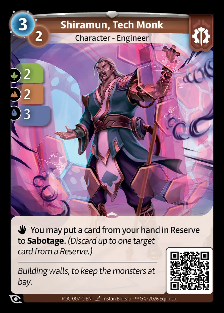 Shiramun, Tech Monk