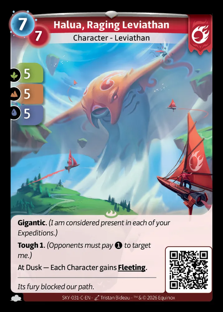 Halua, Raging Leviathan