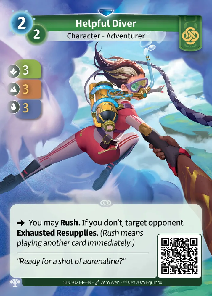 Helpful Diver