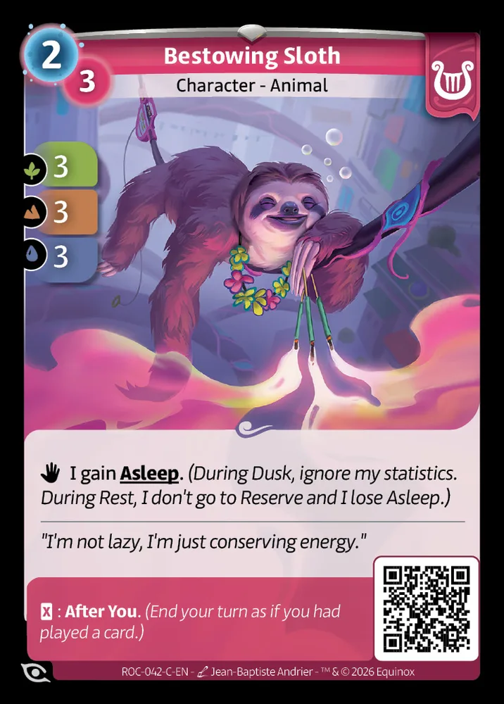Bestowing Sloth