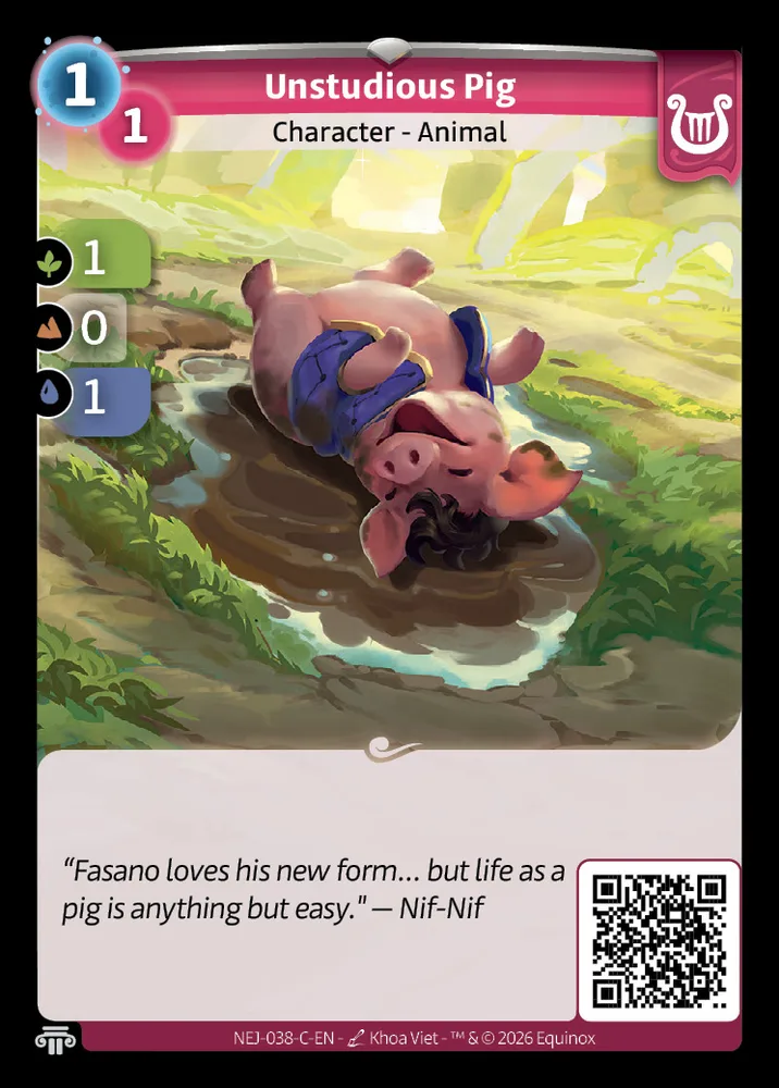 Unstudious Pig
