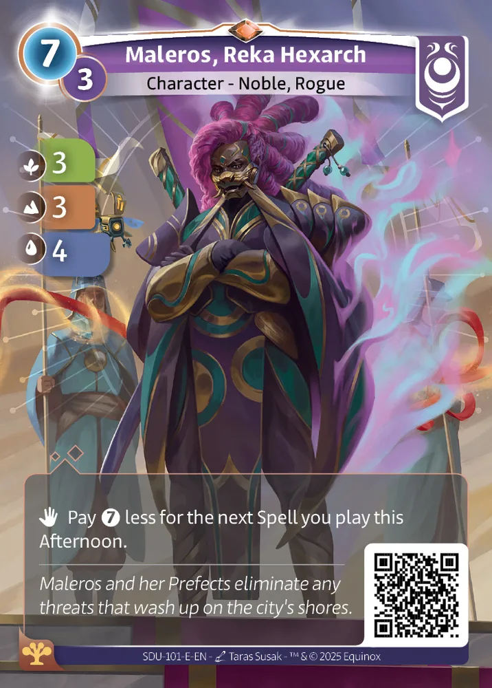 Maleros, Reka Hexarch