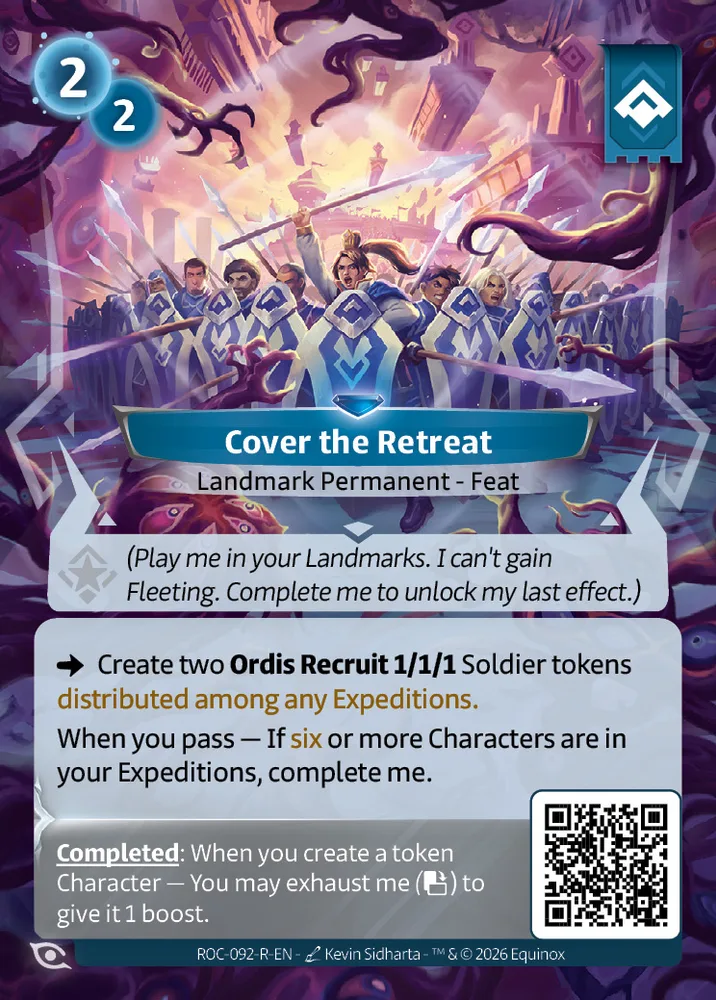 Cover the Retreat