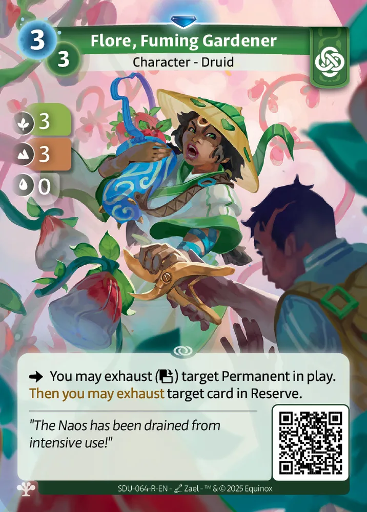 Flore, Fuming Gardener