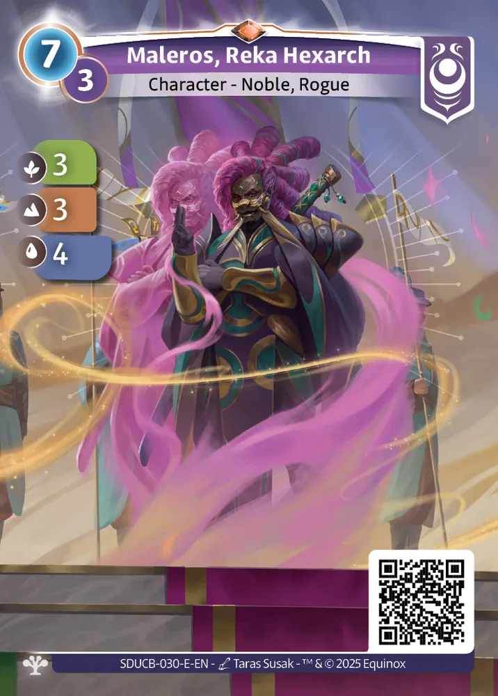 Maleros, Reka Hexarch