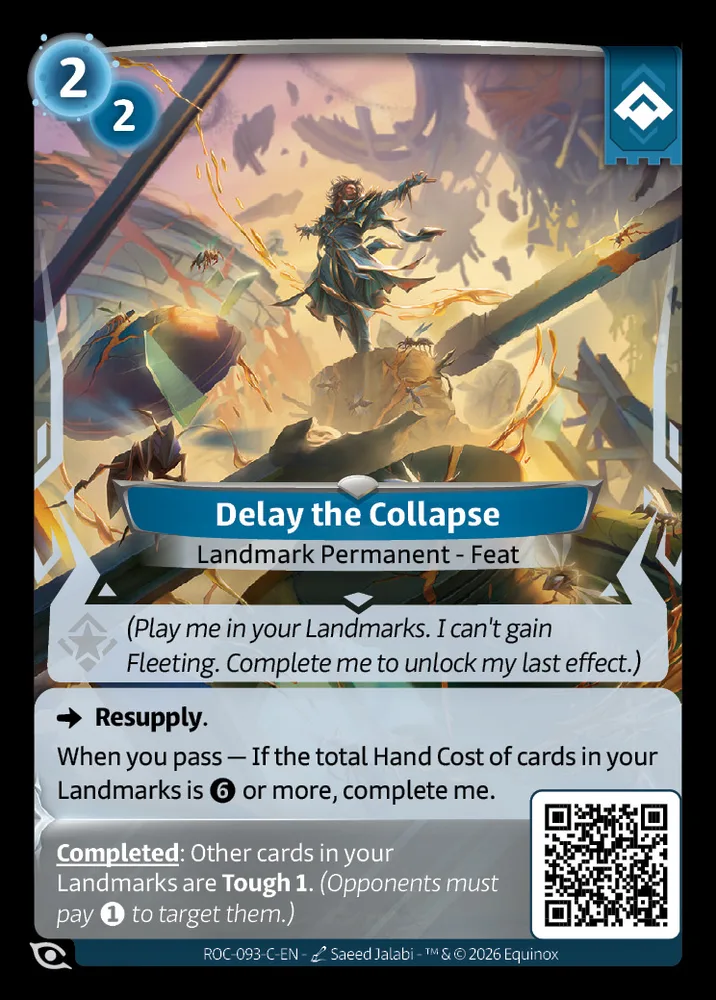 Delay the Collapse