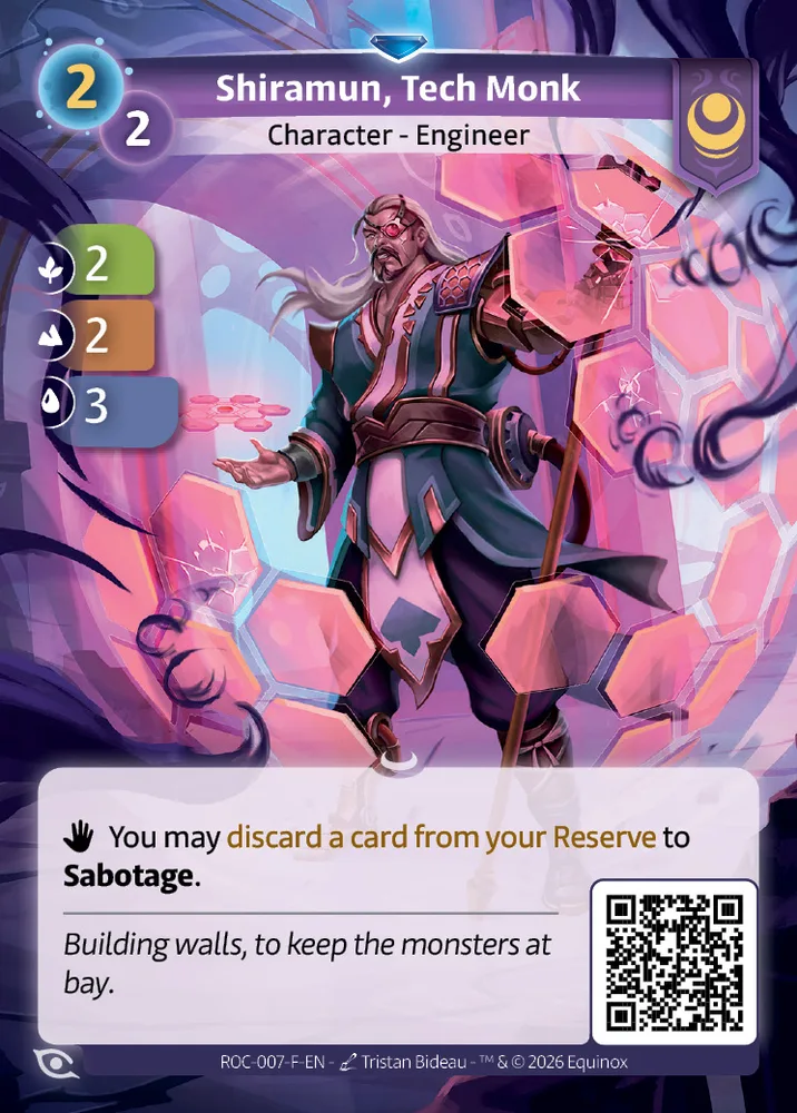 Shiramun, Tech Monk