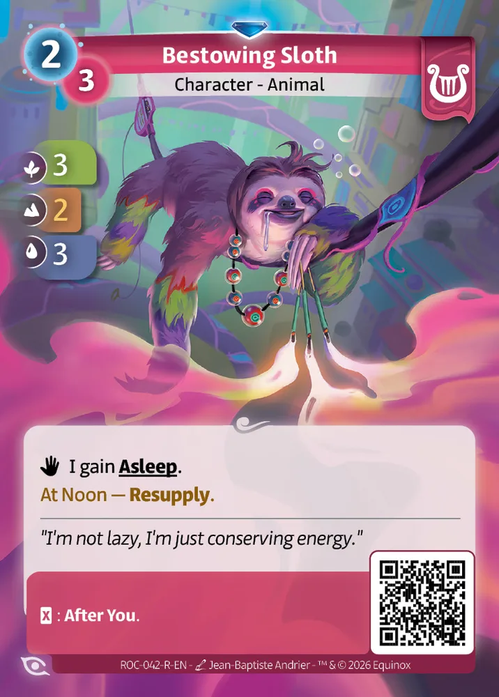 Bestowing Sloth
