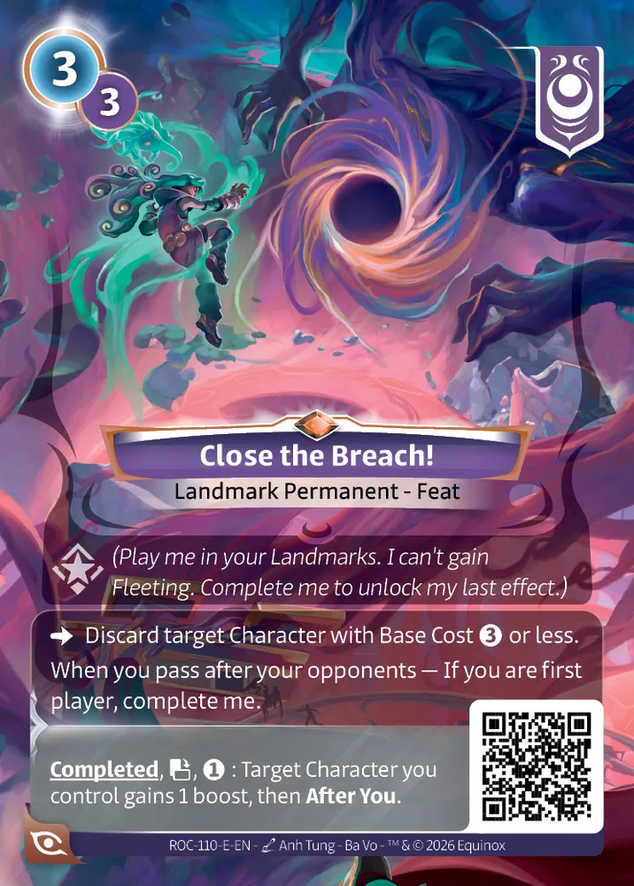 Close the Breach!