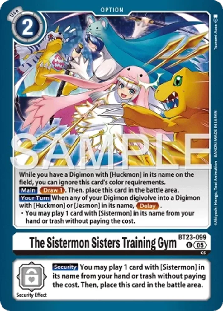 The Sistermon Sisters Training Gym