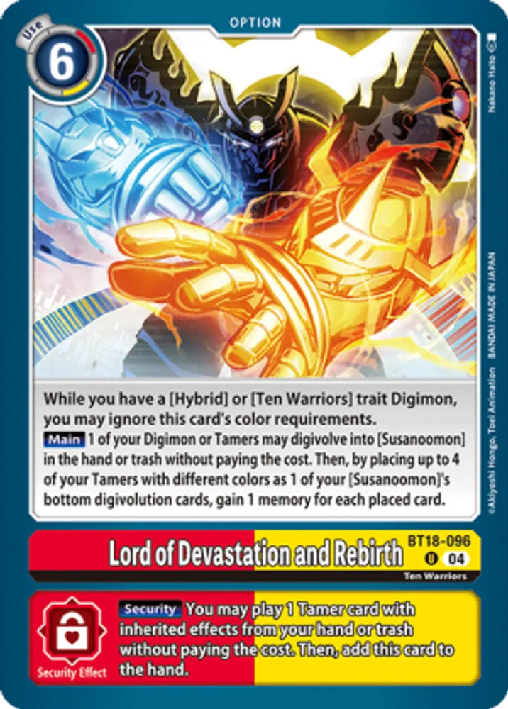 Lord of Devastation and Rebirth
