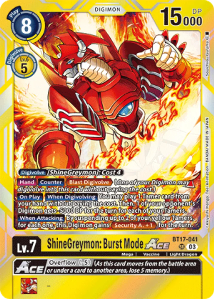 ShineGreymon: Burst Mode