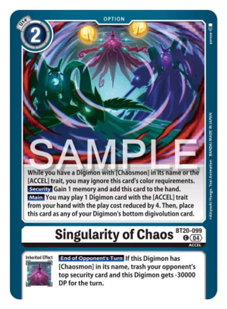 Singularity of Chaos