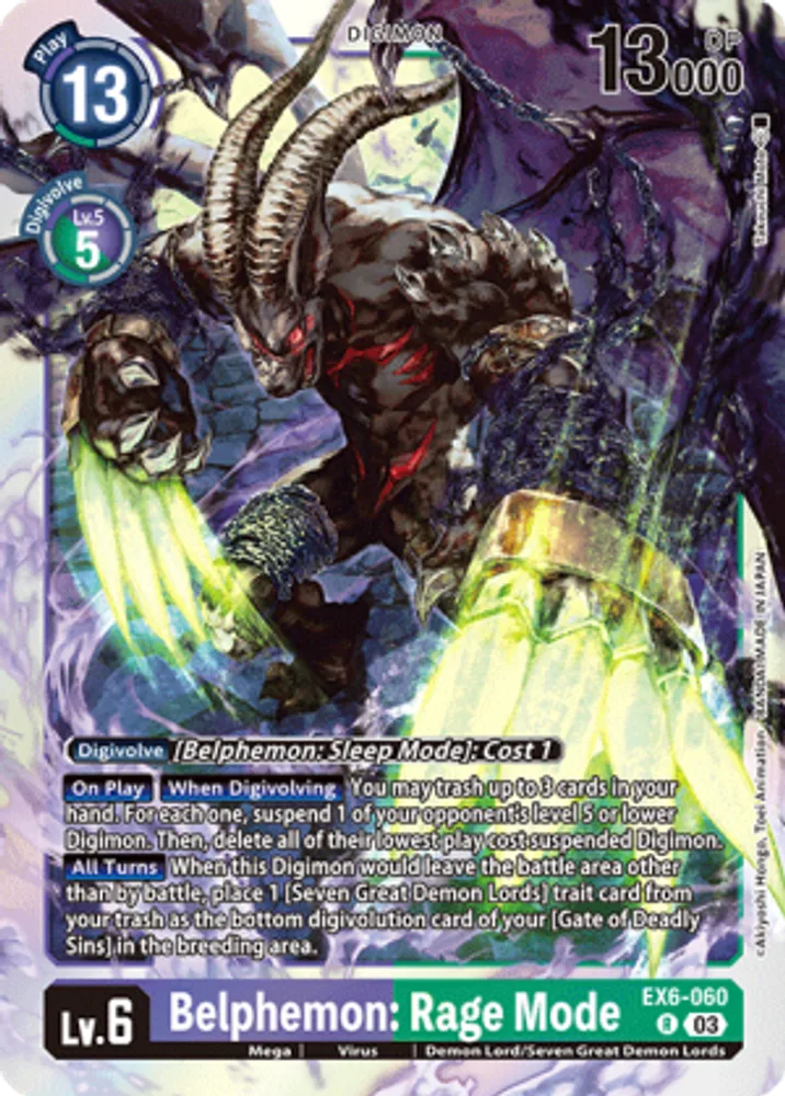 Belphemon: Rage Mode