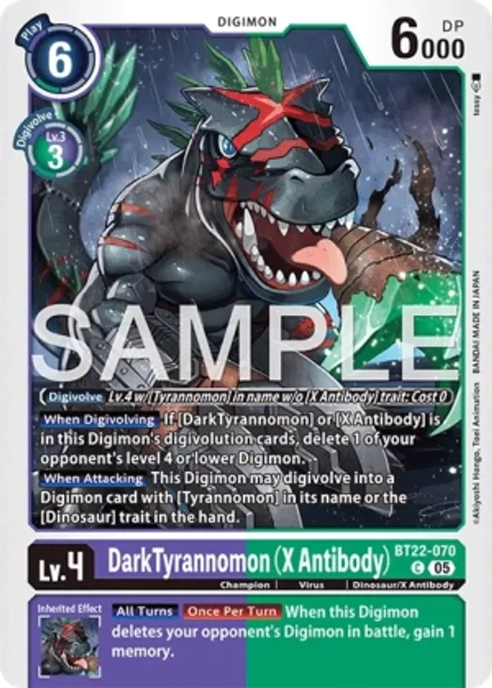 DarkTyrannomon (X Antibody)