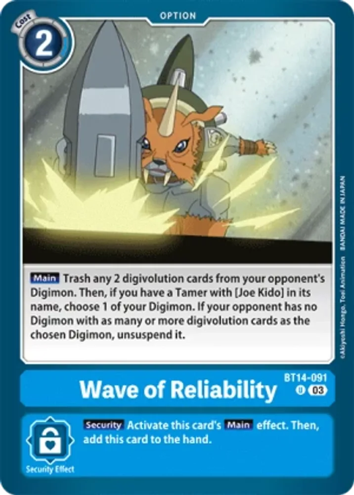 Wave of Reliability