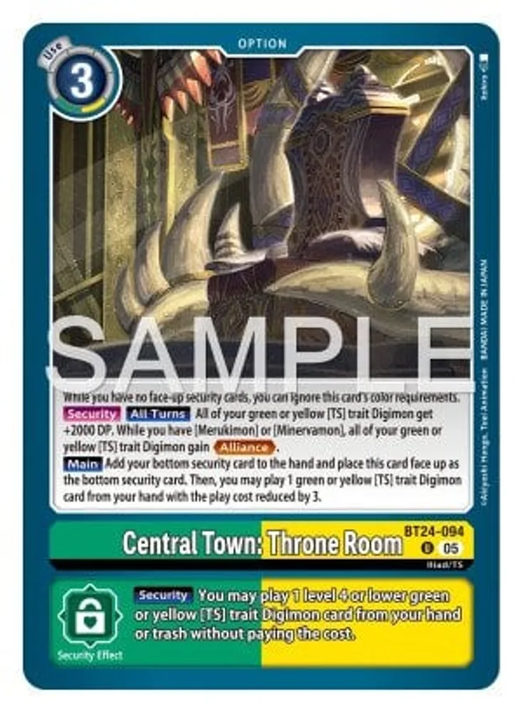 Central Town: Throne Room