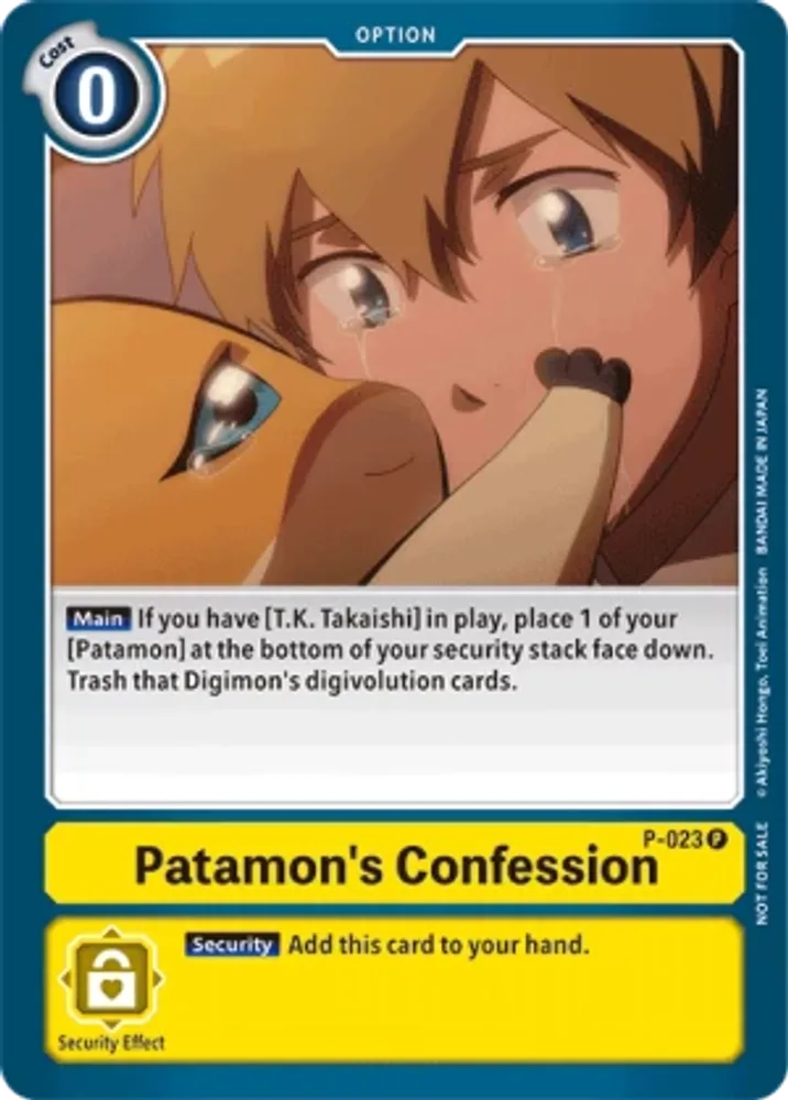 Patamon's Confession