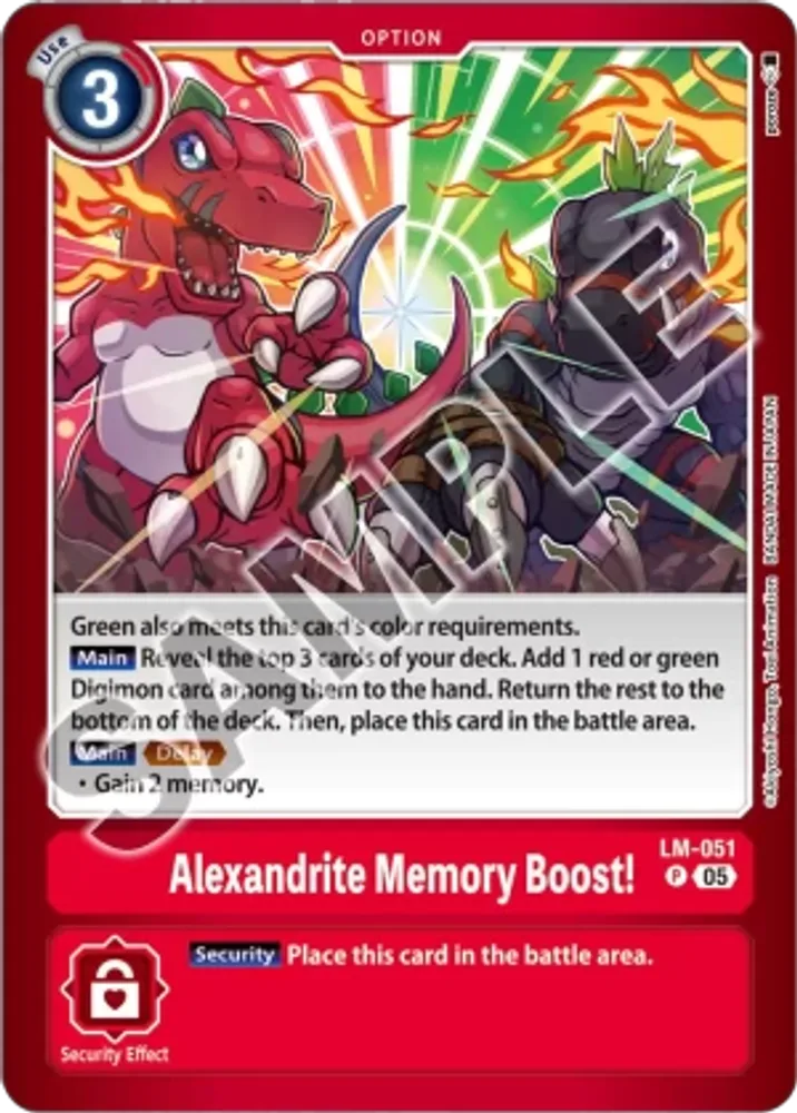 Alexandrite Memory Boost!