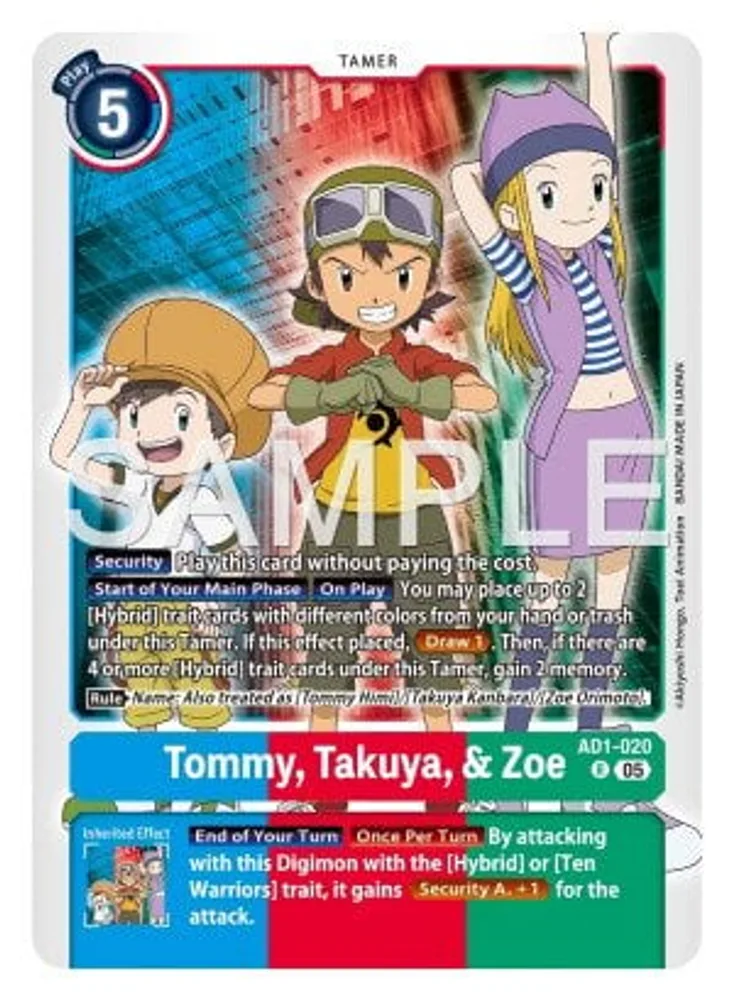 Tommy, Takuya, & Zoe