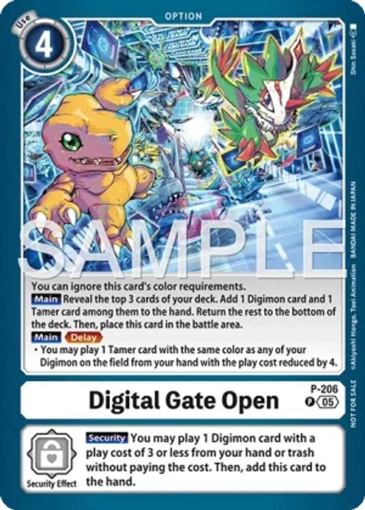 Digital Gate Open