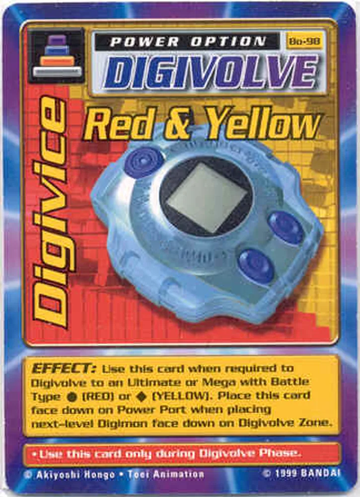 Digivice Red & Yellow
