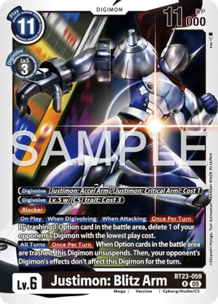 Justimon: Blitz Arm