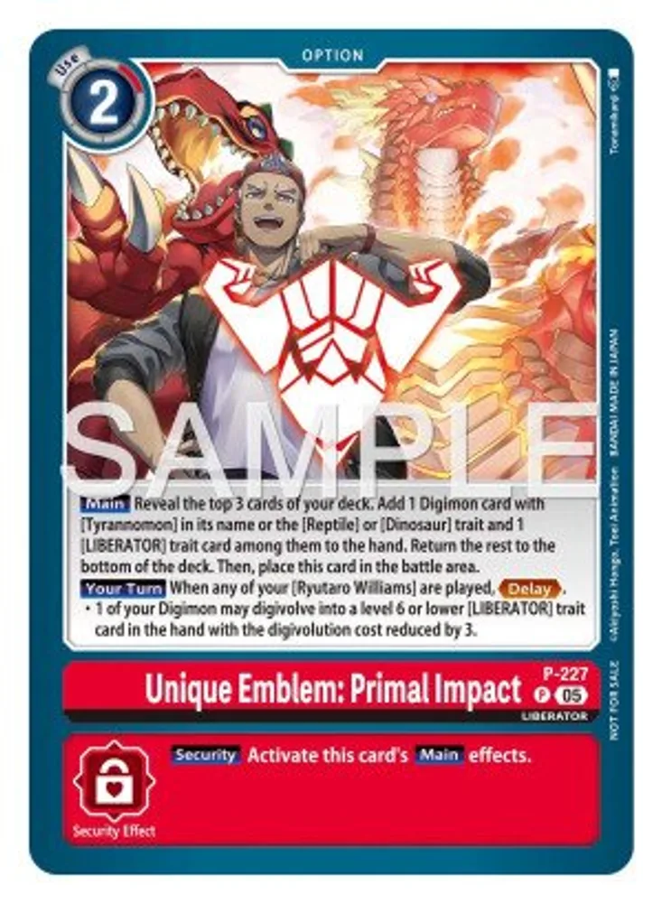 Unique Emblem: Primal Impact