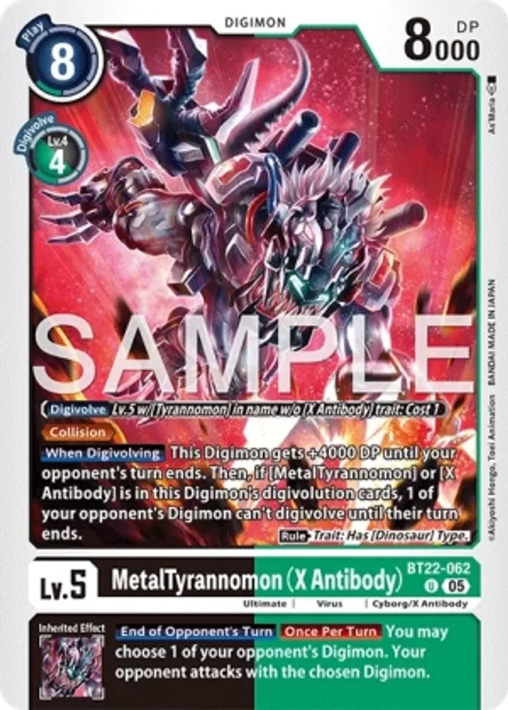 MetalTyrannomon (X Antibody)