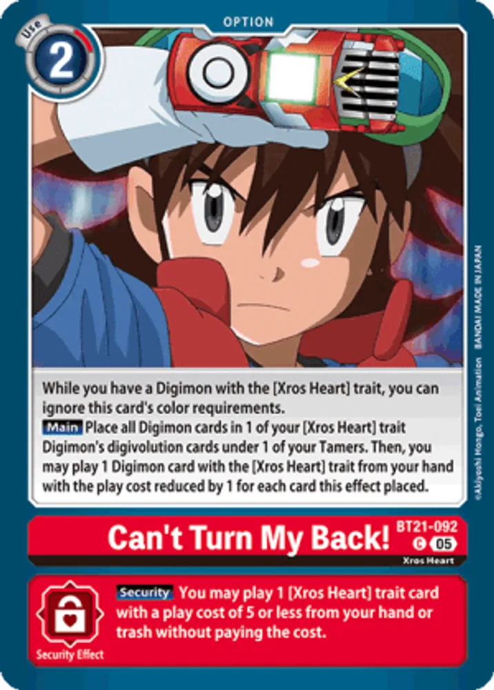 Can't Turn My Back!