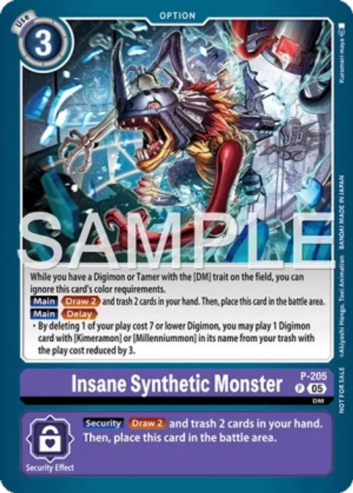 Insane Synthetic Monster