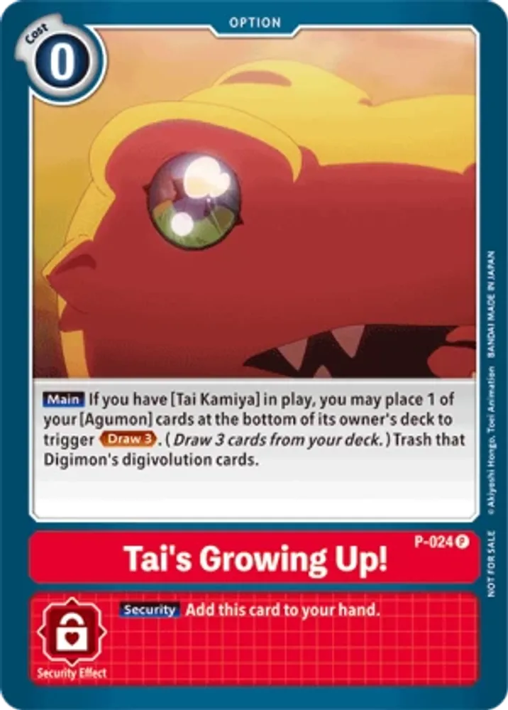 Tai's Growing Up!