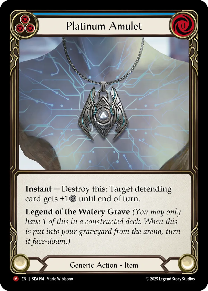 Platinum Amulet