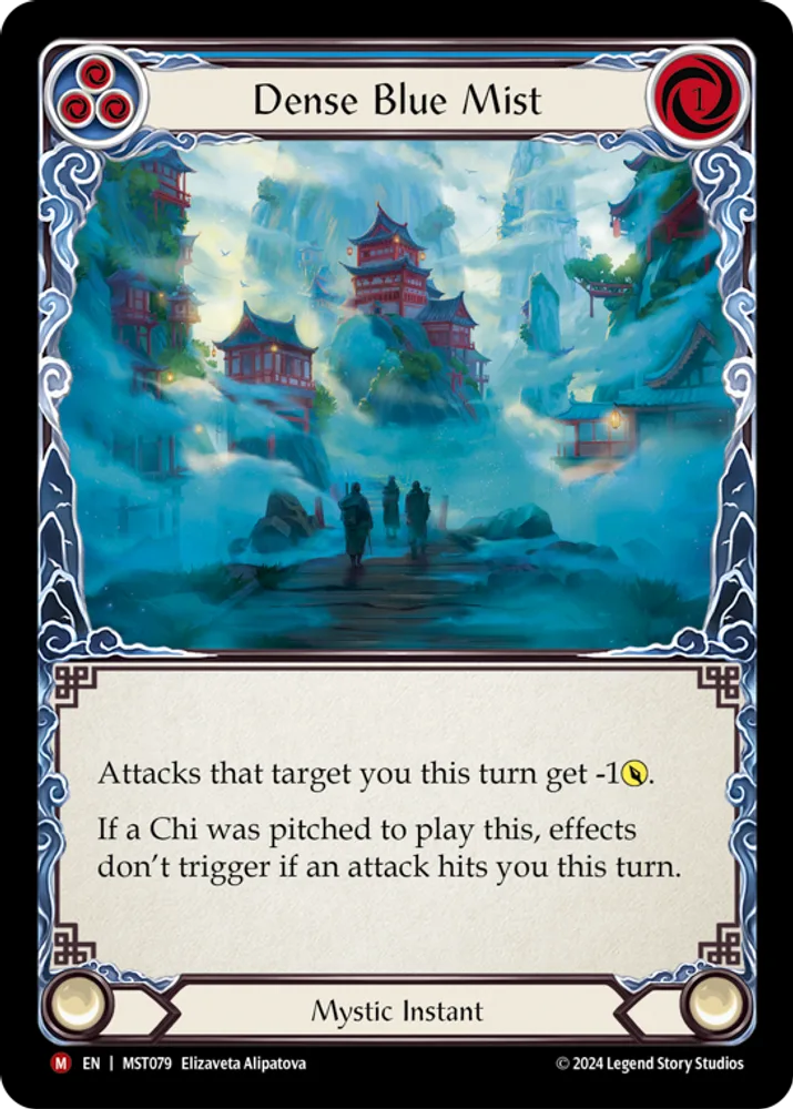 Dense Blue Mist