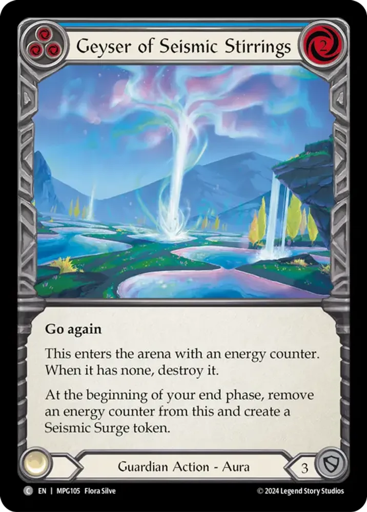 Geyser of Seismic Stirrings
