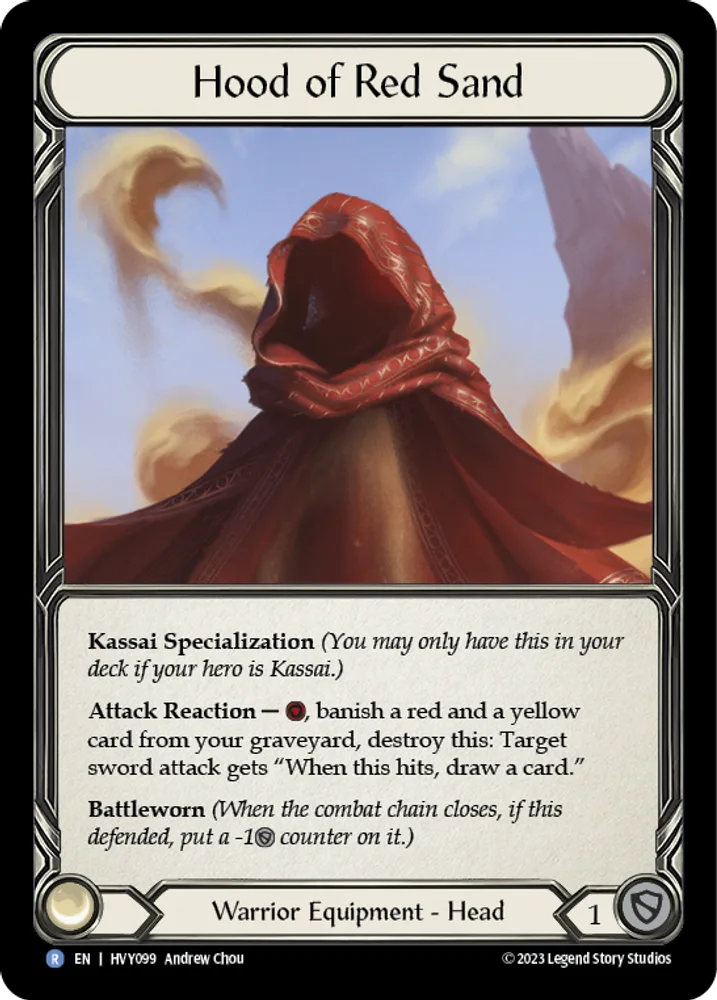 Hood of Red Sand