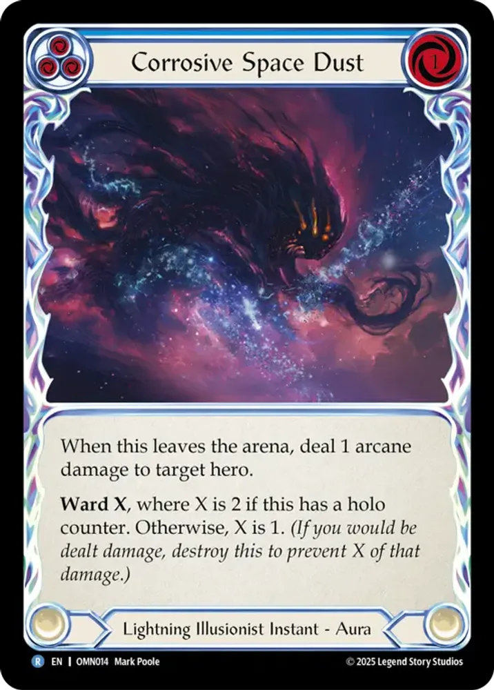 Corrosive Space Dust