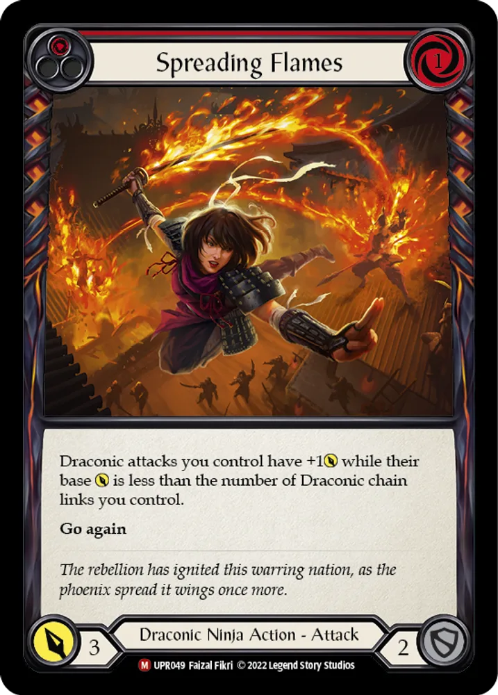 Spreading Flames