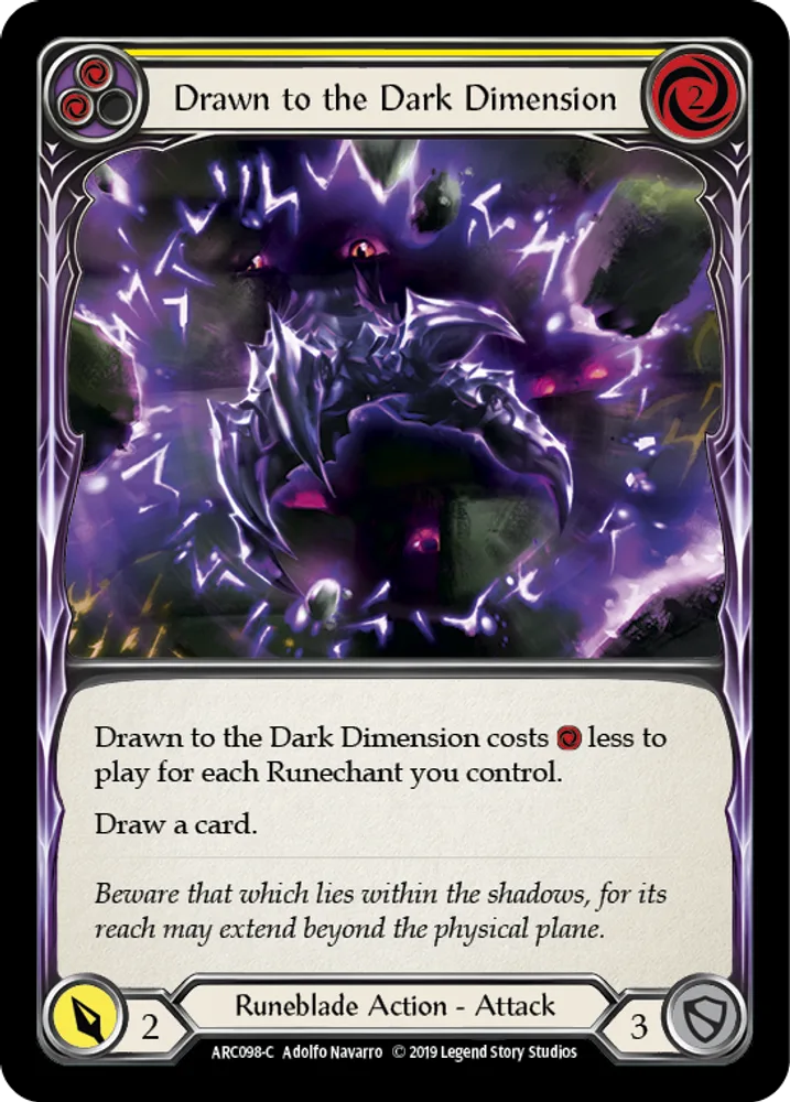 Drawn to the Dark Dimension