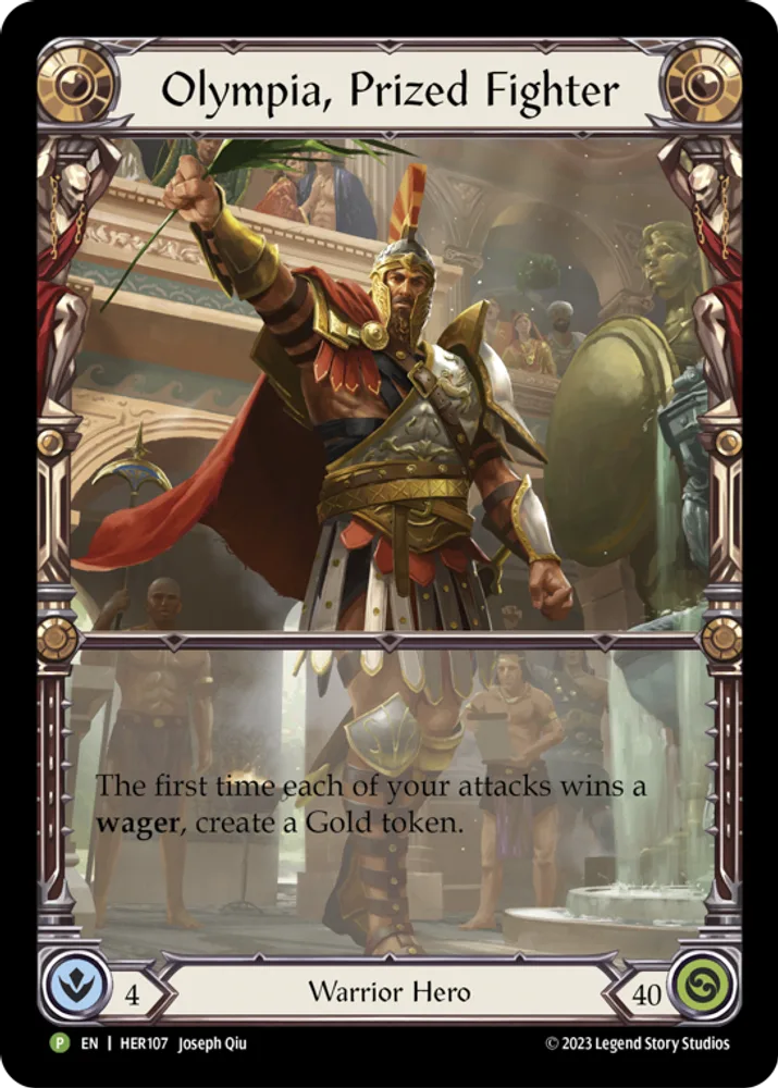 Olympia, Prized Fighter