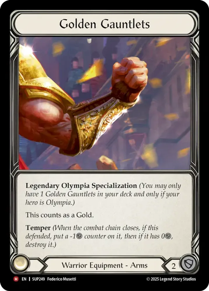 Golden Gauntlets