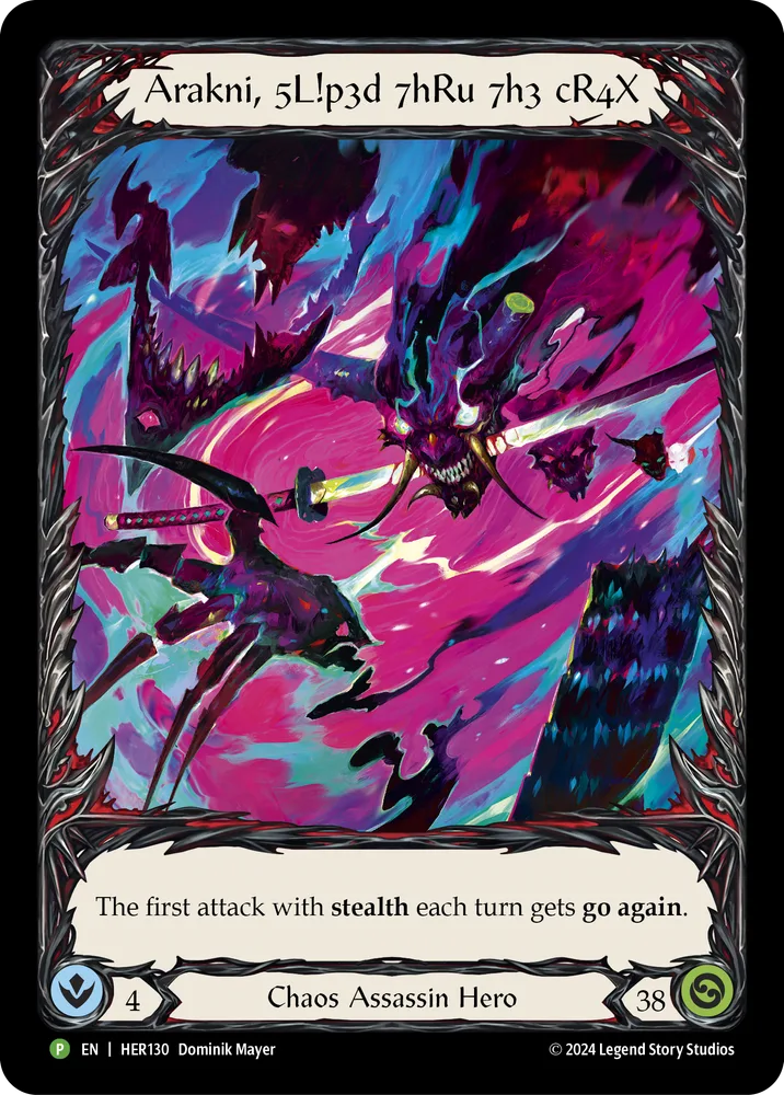 Arakni, 5L!p3d 7hRu 7h3 cR4X