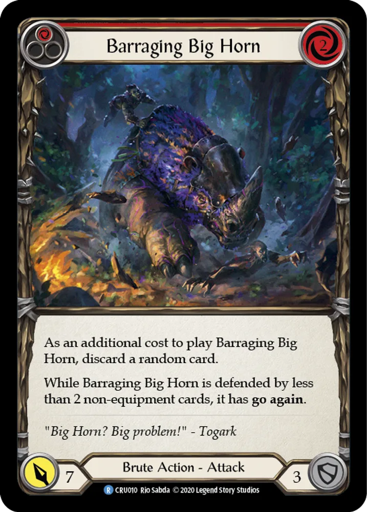 Barraging Big Horn