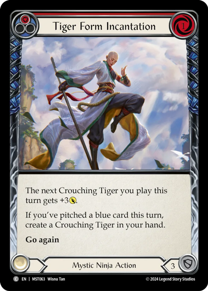 Tiger Form Incantation