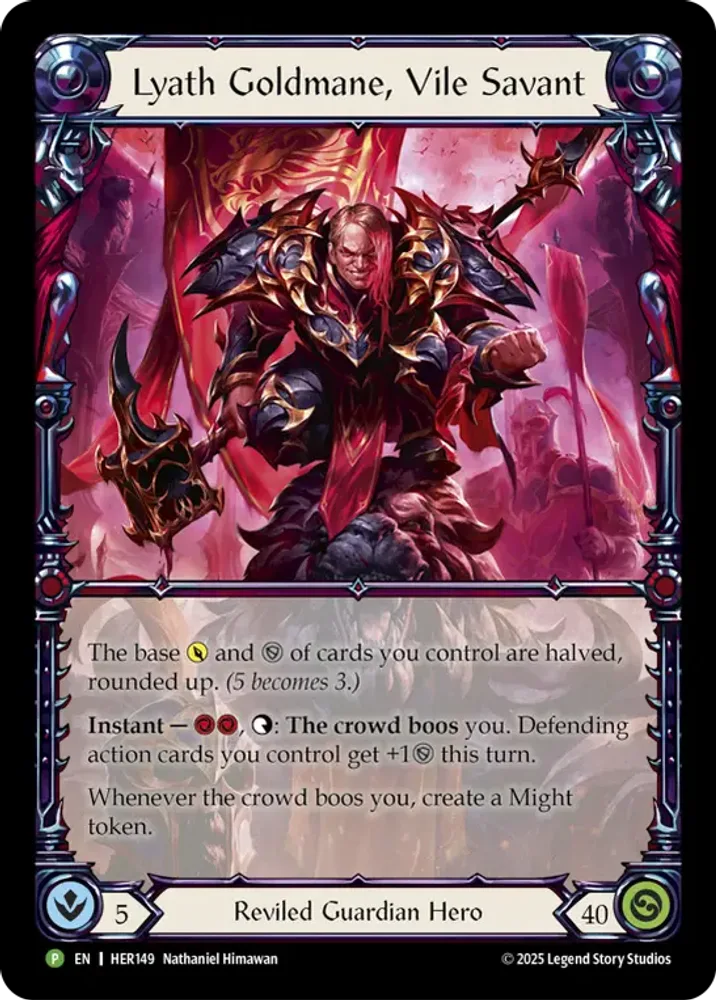 Lyath Goldmane, Vile Savant